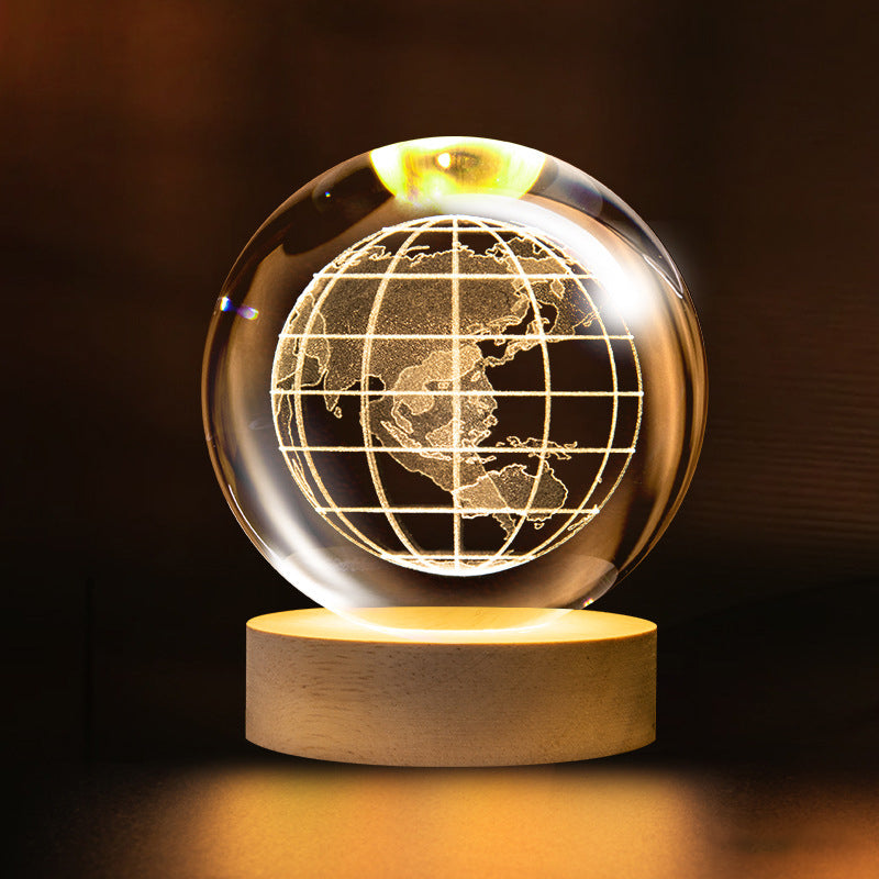 Bring the Cosmos into Your Room | NESLEMY 3D Illuminated Crystal Ball