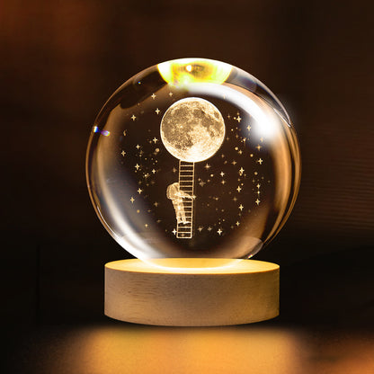 Bring the Cosmos into Your Room | NESLEMY 3D Illuminated Crystal Ball