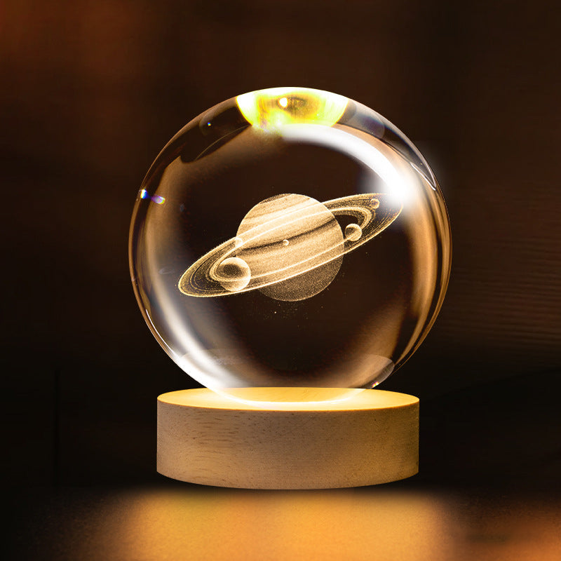 Bring the Cosmos into Your Room | NESLEMY 3D Illuminated Crystal Ball