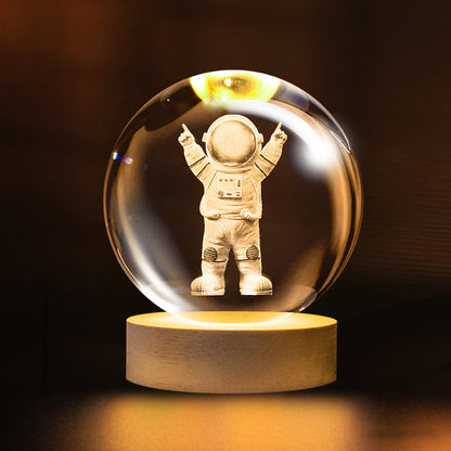 Bring the Cosmos into Your Room | NESLEMY 3D Illuminated Crystal Ball