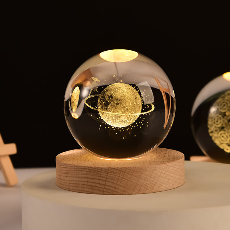 Bring the Cosmos into Your Room | NESLEMY 3D Illuminated Crystal Ball