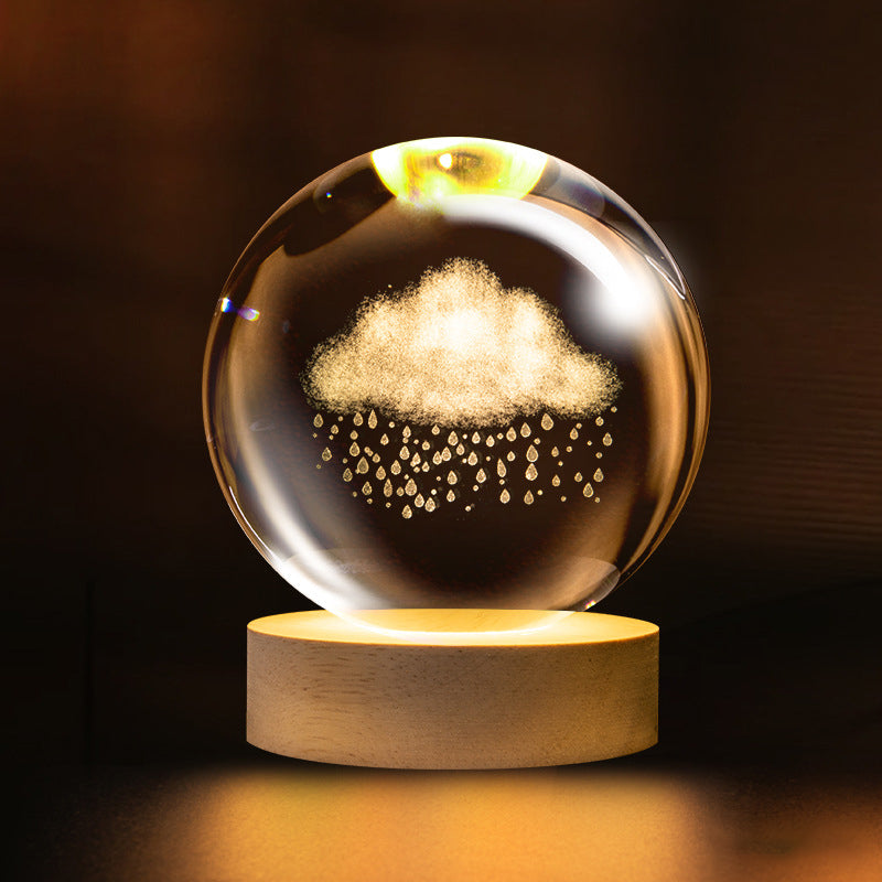 Bring the Cosmos into Your Room | NESLEMY 3D Illuminated Crystal Ball
