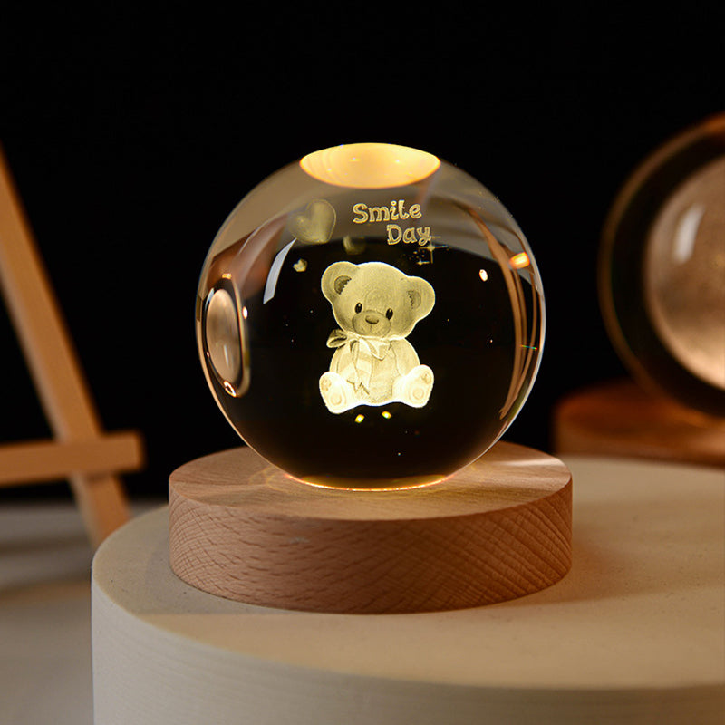 Bring the Cosmos into Your Room | NESLEMY 3D Illuminated Crystal Ball