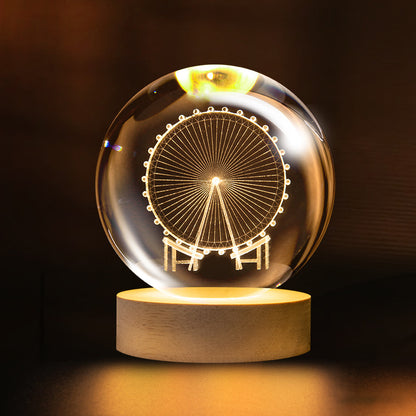 Bring the Cosmos into Your Room | NESLEMY 3D Illuminated Crystal Ball