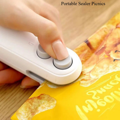 Say Goodbye to Stale Snacks: The NESLEMY™ Mini Bag Sealer That Will Change Your Food Storage Game! 🌟🍽️