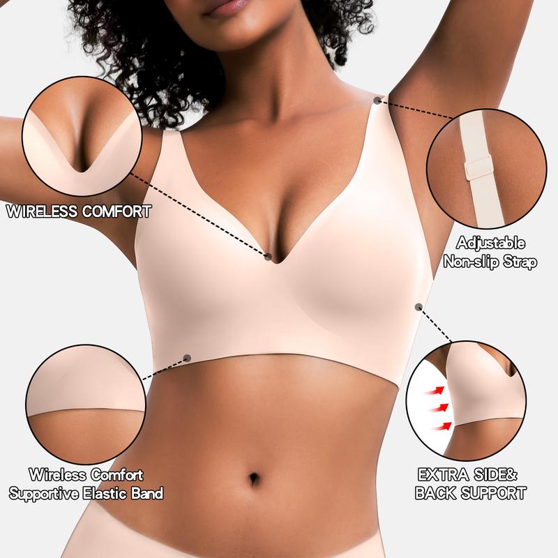 💖LAST DAY SALE 50% OFF💕Wireless Womens Comfortable Bras