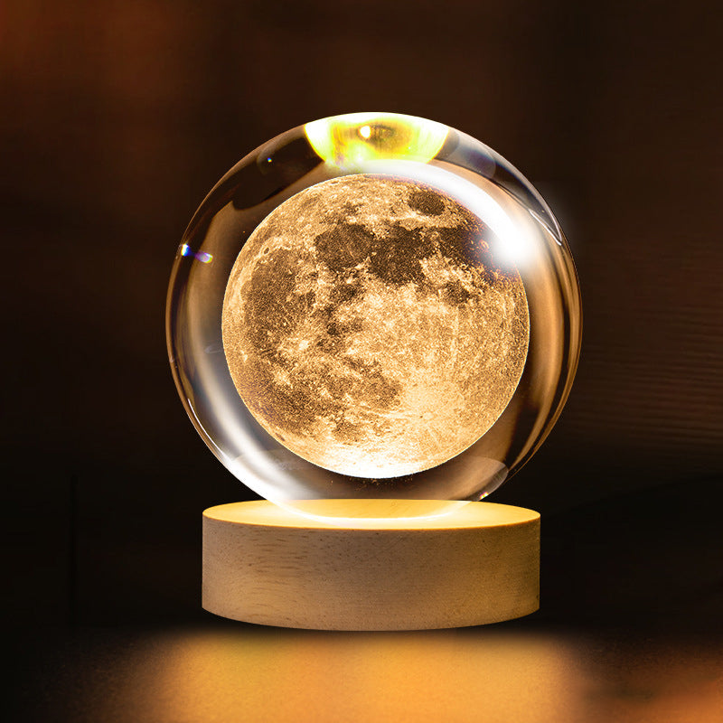 Bring the Cosmos into Your Room | NESLEMY 3D Illuminated Crystal Ball