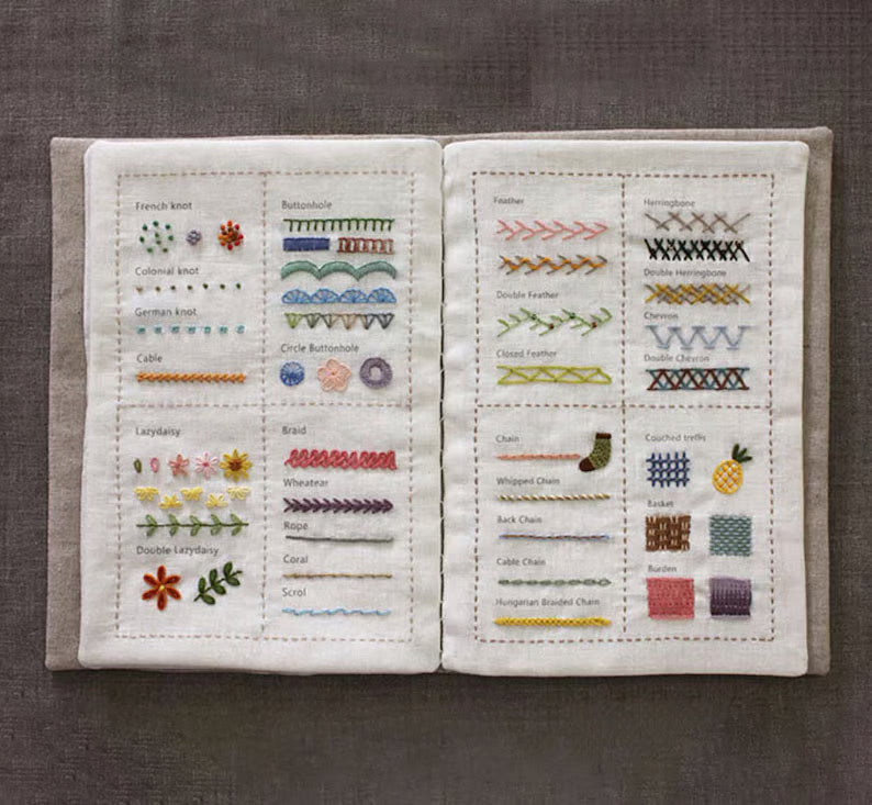 embroidery stitch book