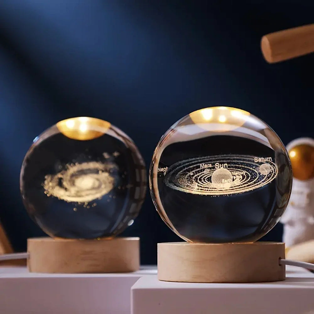 Bring the Cosmos into Your Room | NESLEMY 3D Illuminated Crystal Ball