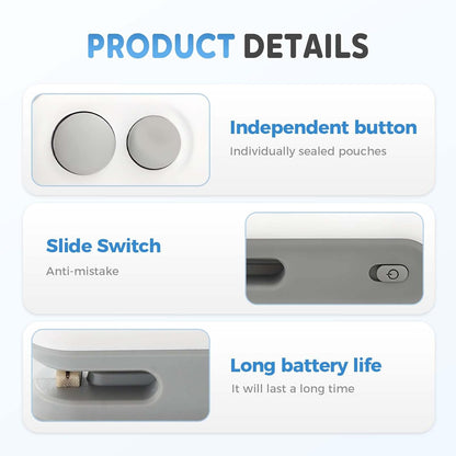 Say Goodbye to Stale Snacks: The NESLEMY™ Mini Bag Sealer That Will Change Your Food Storage Game! 🌟🍽️