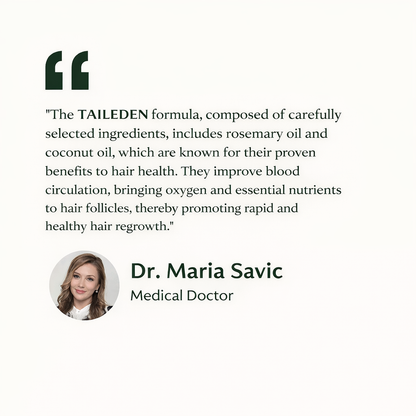 TAILEDEN™ Natural Hair Growth Oil (60ml)🌿 Plant-Based Scalp Care for Long-Term Hair Health