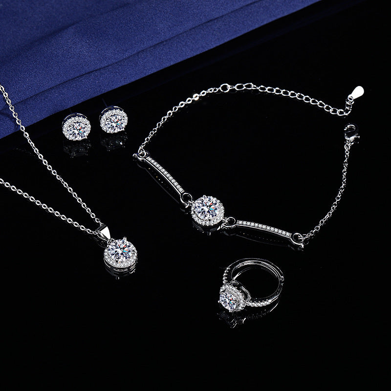 🔥LAST DAY SALE )Histone Lymphvitic MagneTherapy 💕 Classic Round-Cut Germanium Earrings