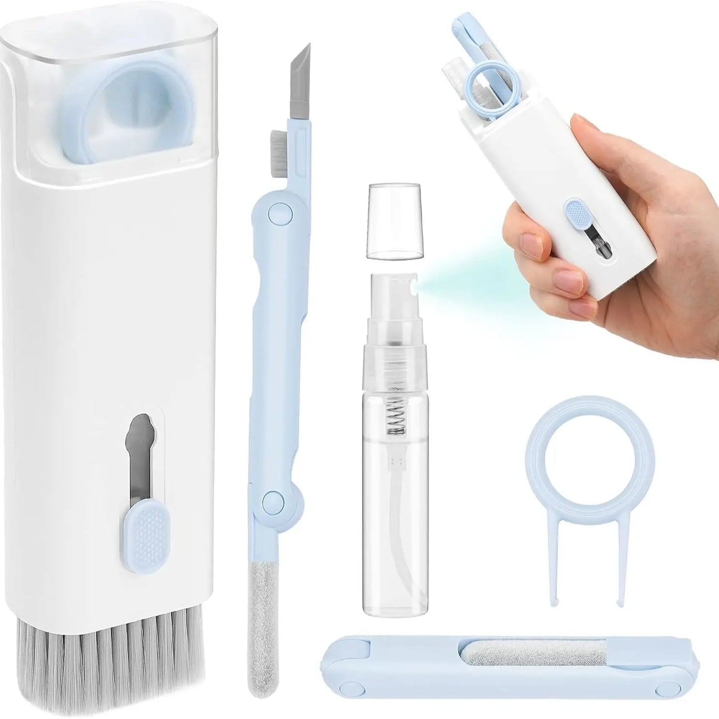 NESLEMY™ 7-in-1 Electronic Cleaner Kit-Comprehensive Cleaning Solution for Keyboards,Earphones,Laptop,Mobile phone,and PC Monitor Camera Smartphone